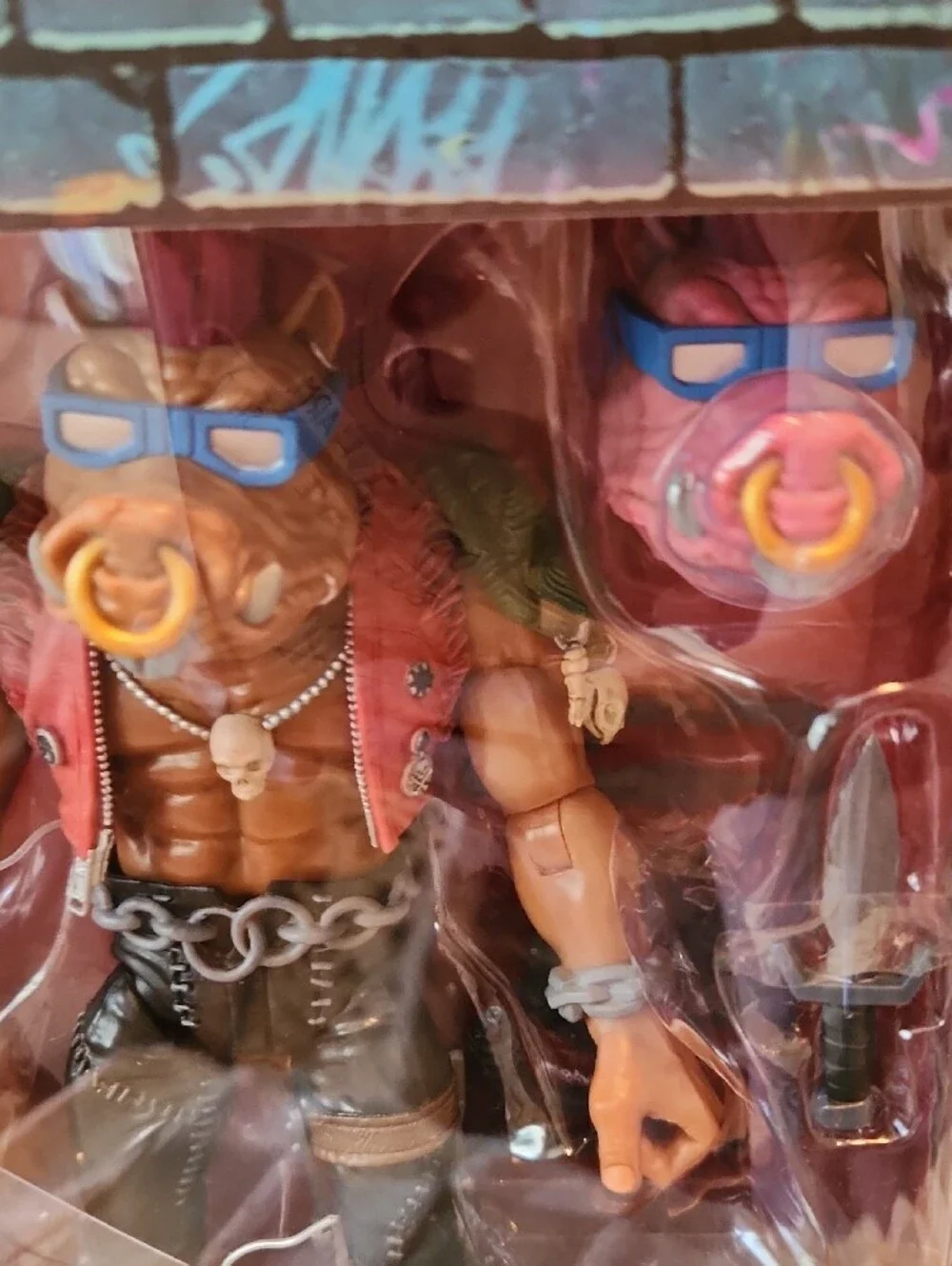 Bebop Teenage MUTANT Ninja  Figurine. Powerhouse Punk Enforcer For The Foot Clan